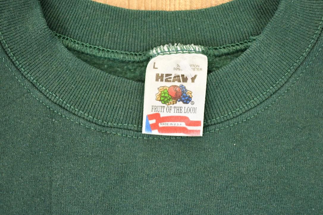 Vintage 1990s St Jude Medical Embroidered University Crewneck Sweater Mens M