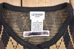 Vintage 1990s Liz Baker Button Up Cardigan Sweater