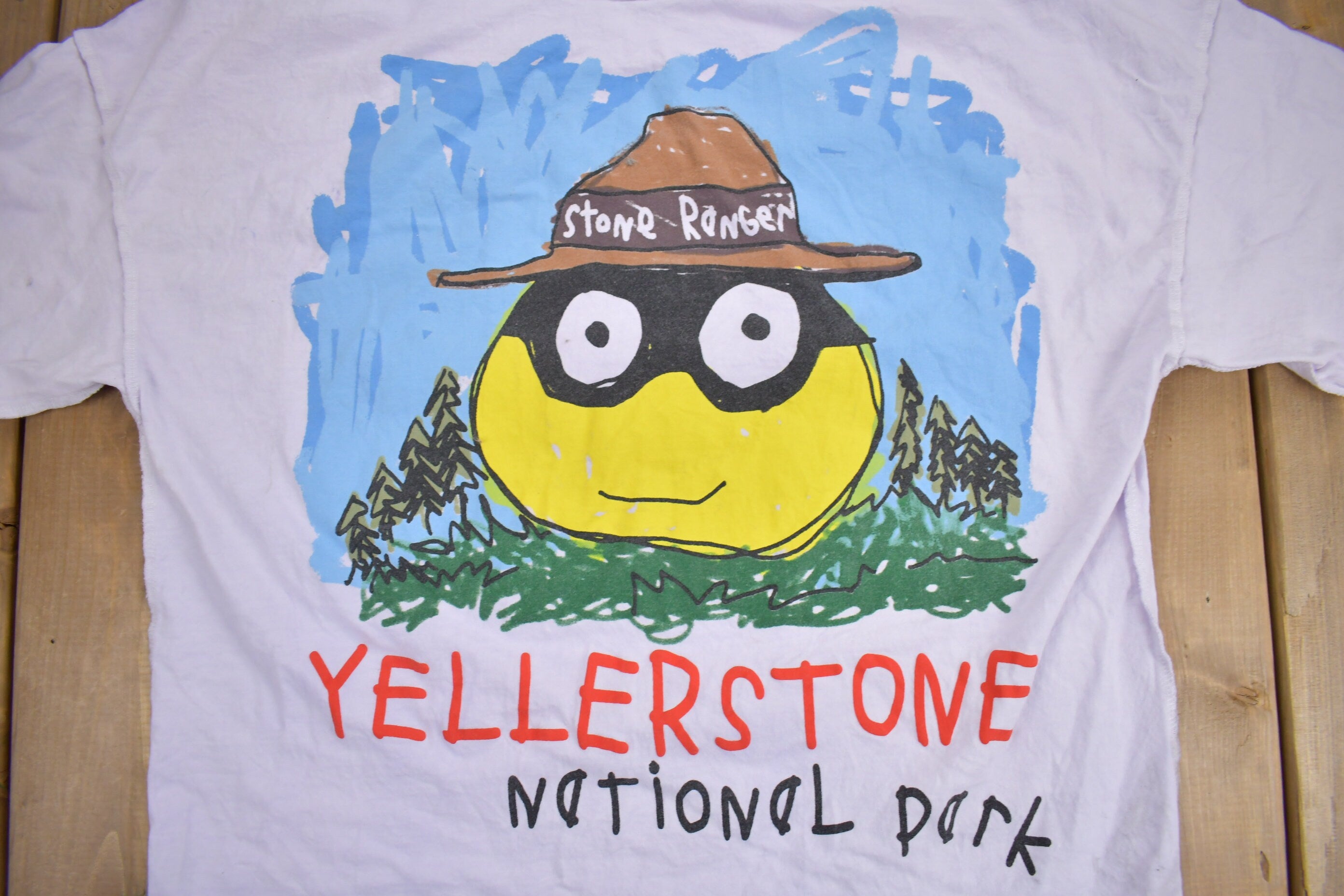 Vintage 1990s Yellerstone National Park Graphic T Shirt