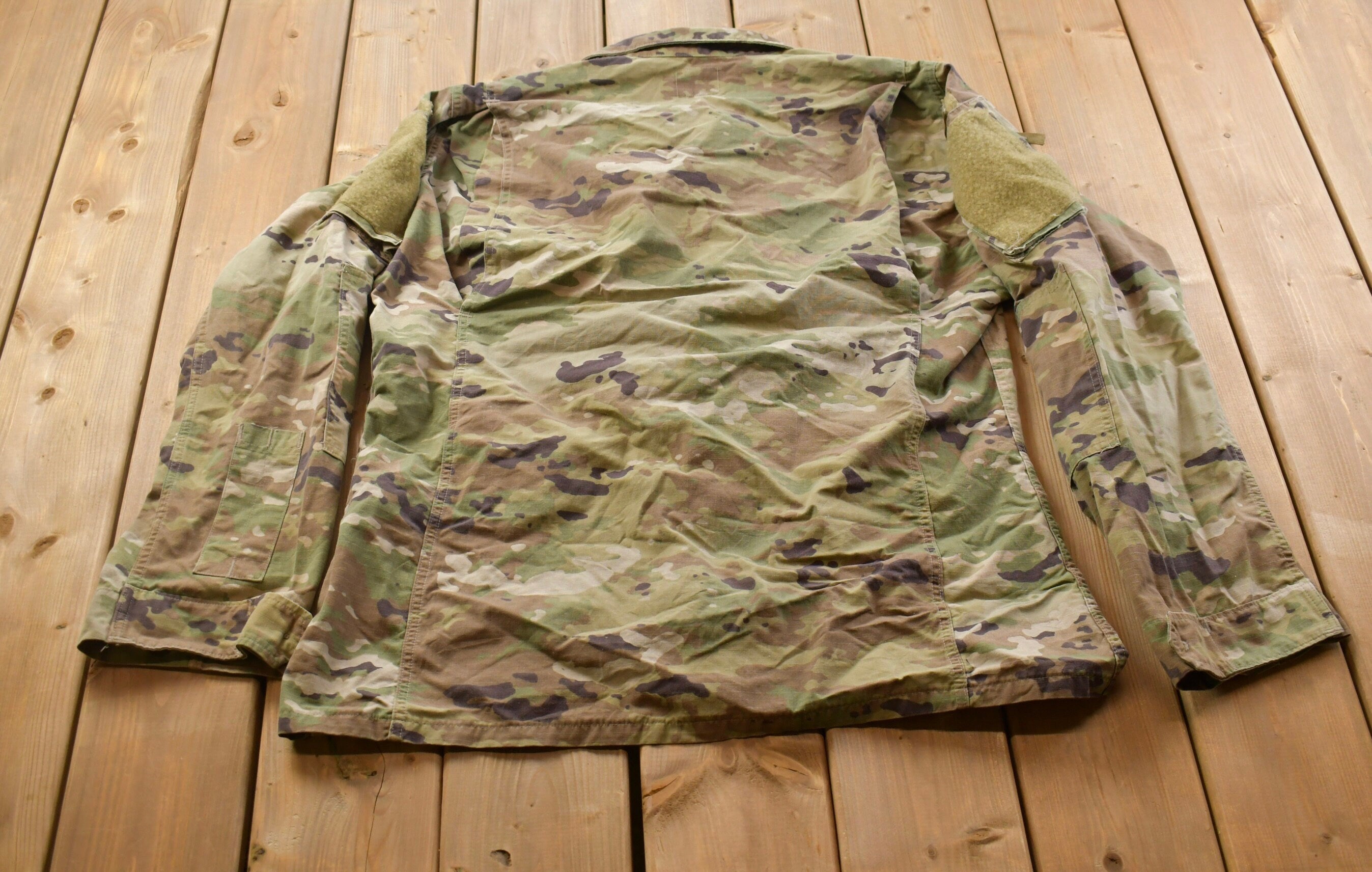 Vintage Military Button Up Shirt