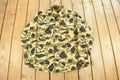 Vintage 1980s Private Property Duck Camo Cloth Button Up Shirt Men's Large