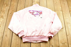 BO2 Vintage 1980s In Memory Of Sandy Satin Bomber Jacket