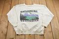 Vintage 1980s Gatlinburg Tennessee Graphic Raglan Sweatshirt