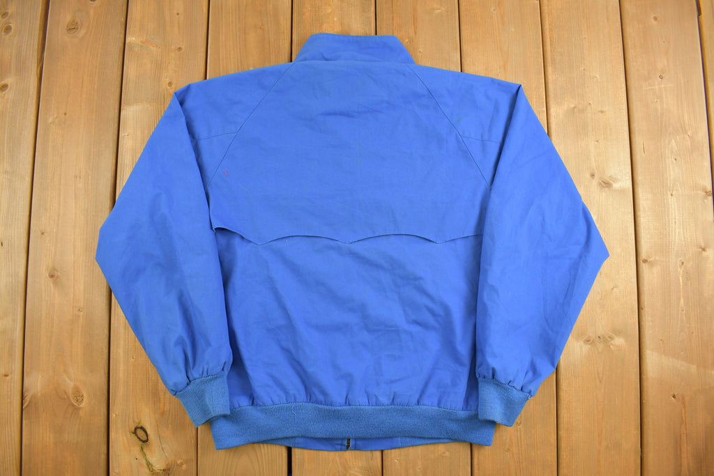 Vintage 1990s Foxland Blue Outerwear Harrington Jacket