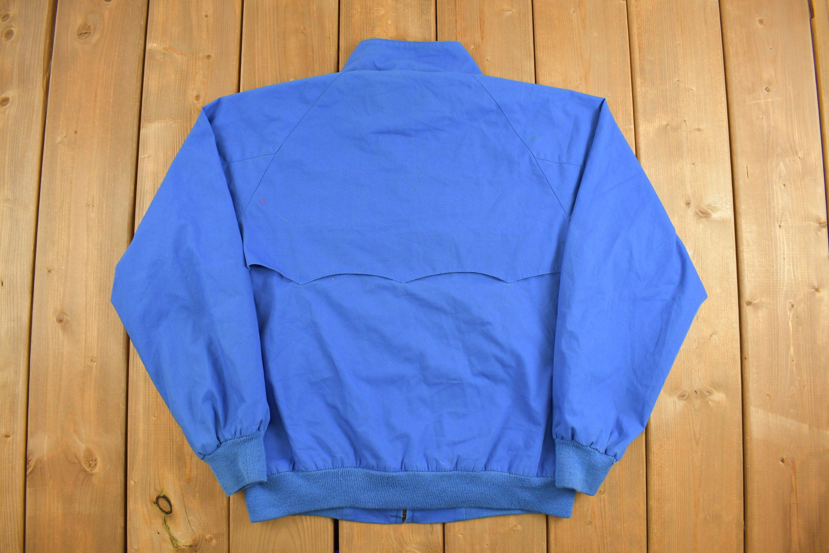 Vintage 1990s Foxland Blue Outerwear Harrington Jacket