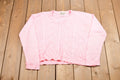 Vintage Pink Cable Knit Sweater