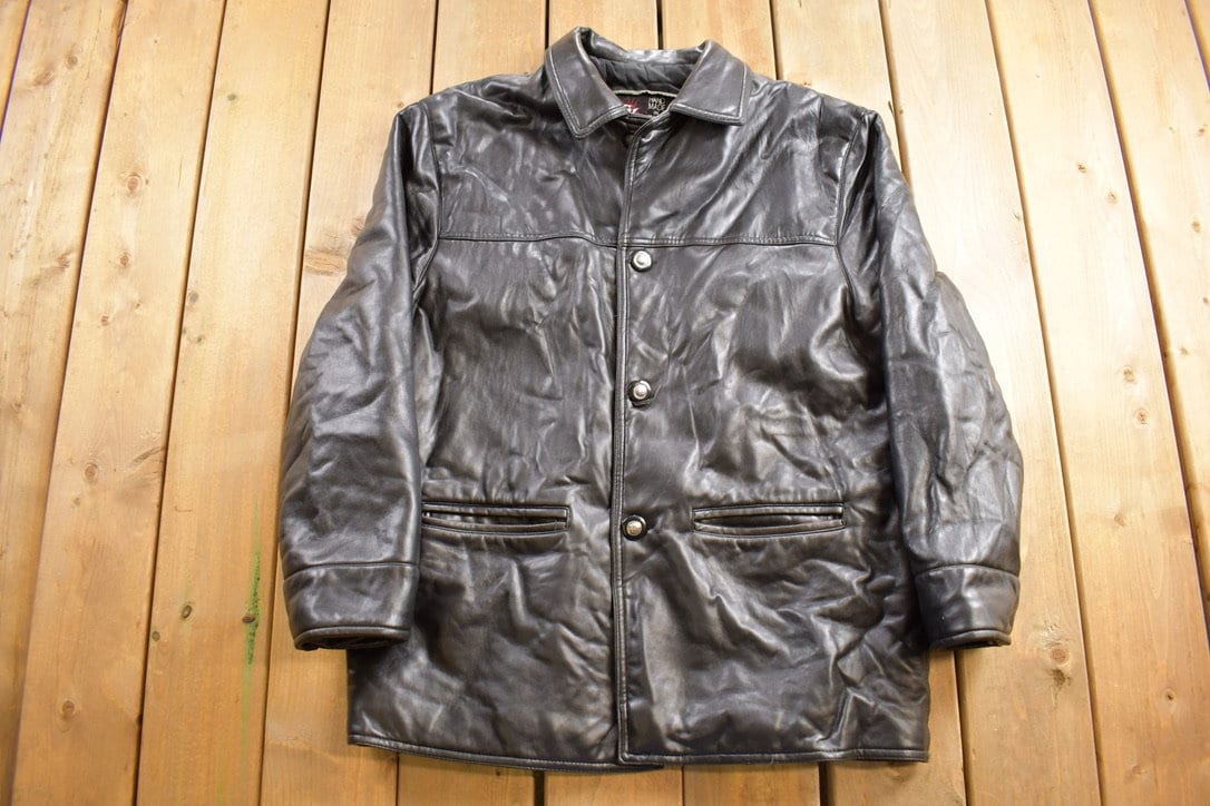 Vintage 1990s GV Leather Jacket