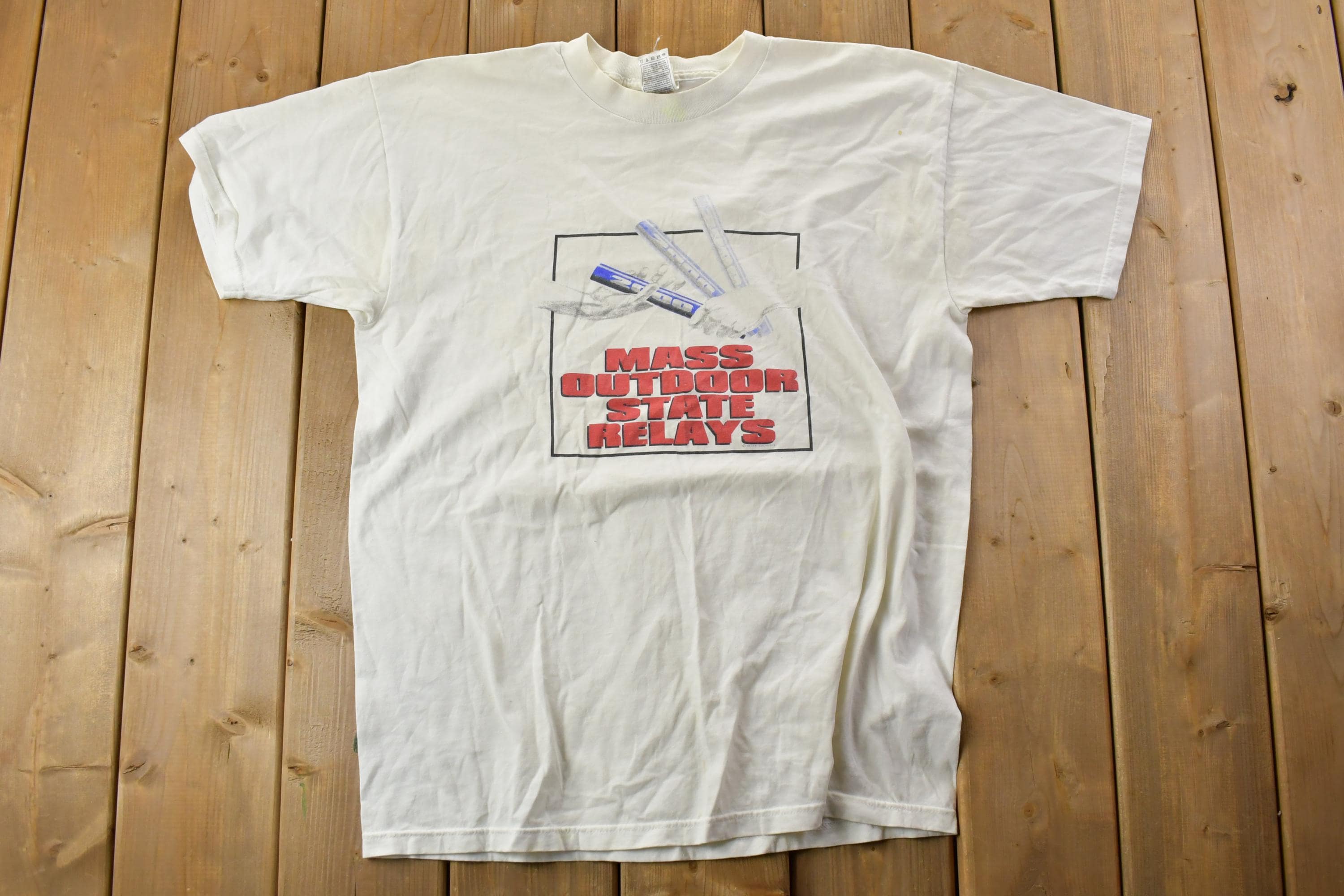 Vintage 1990s State Relays University Collegiate T-Shirt