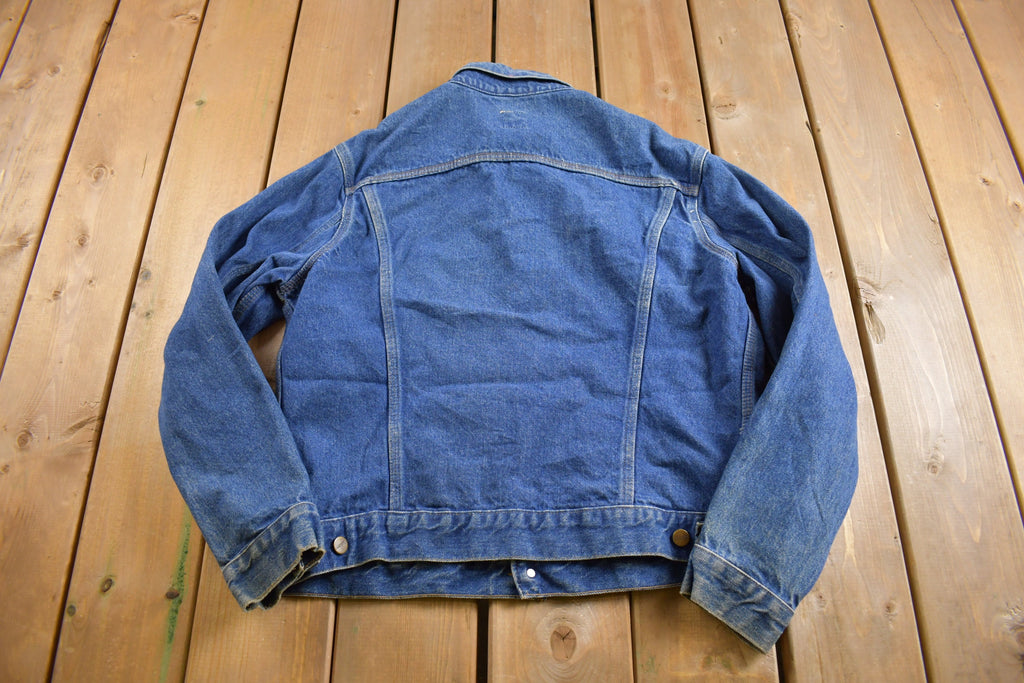 Vintage 1980s Carhartt Medium Wash Jean Jacket