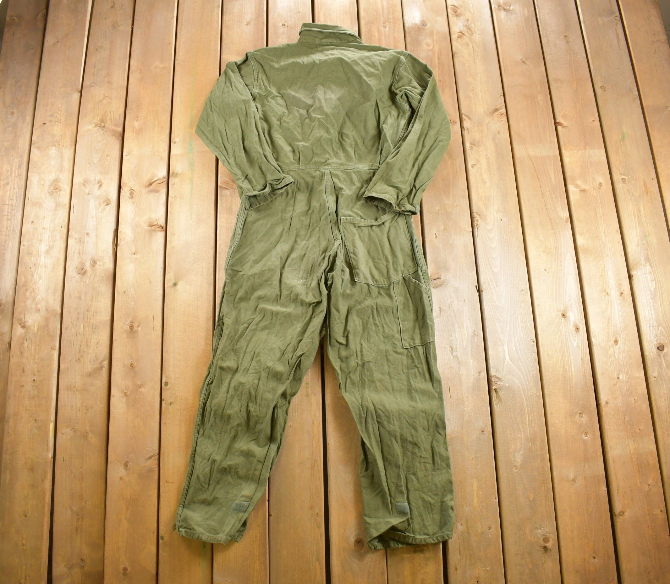Vintage 1992 Military Type 1 Sateen Coveralls Jumpsuit Size Medium