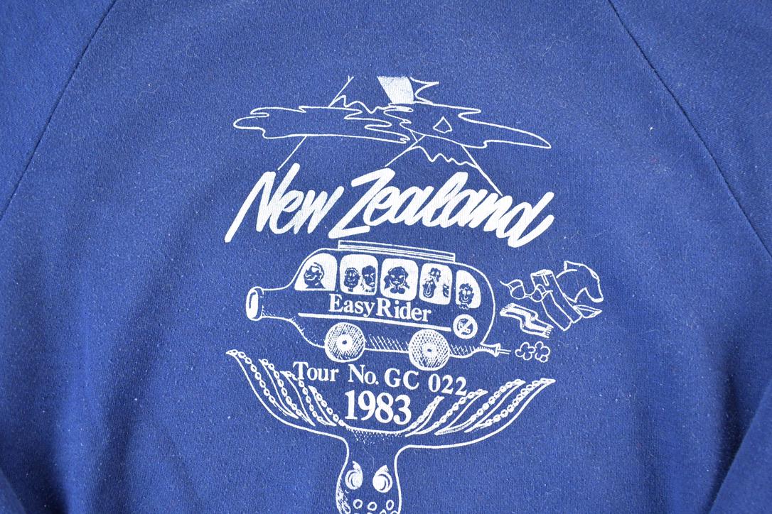 Vintage 1983 New Zealand Reef France Crewneck Sweatshirt Mens L / Made In France / 90s Souvenir Crewneck / Vintage Souvenir Crewneck