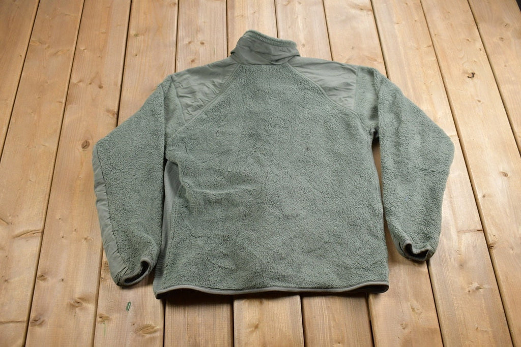 Vintage 1990s Cold Weather Fleece Zip Up Sweater