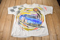 Vintage 1997 Winston Cup NASCAR All Over Print Racing Graphic T-Shirt Made In USA