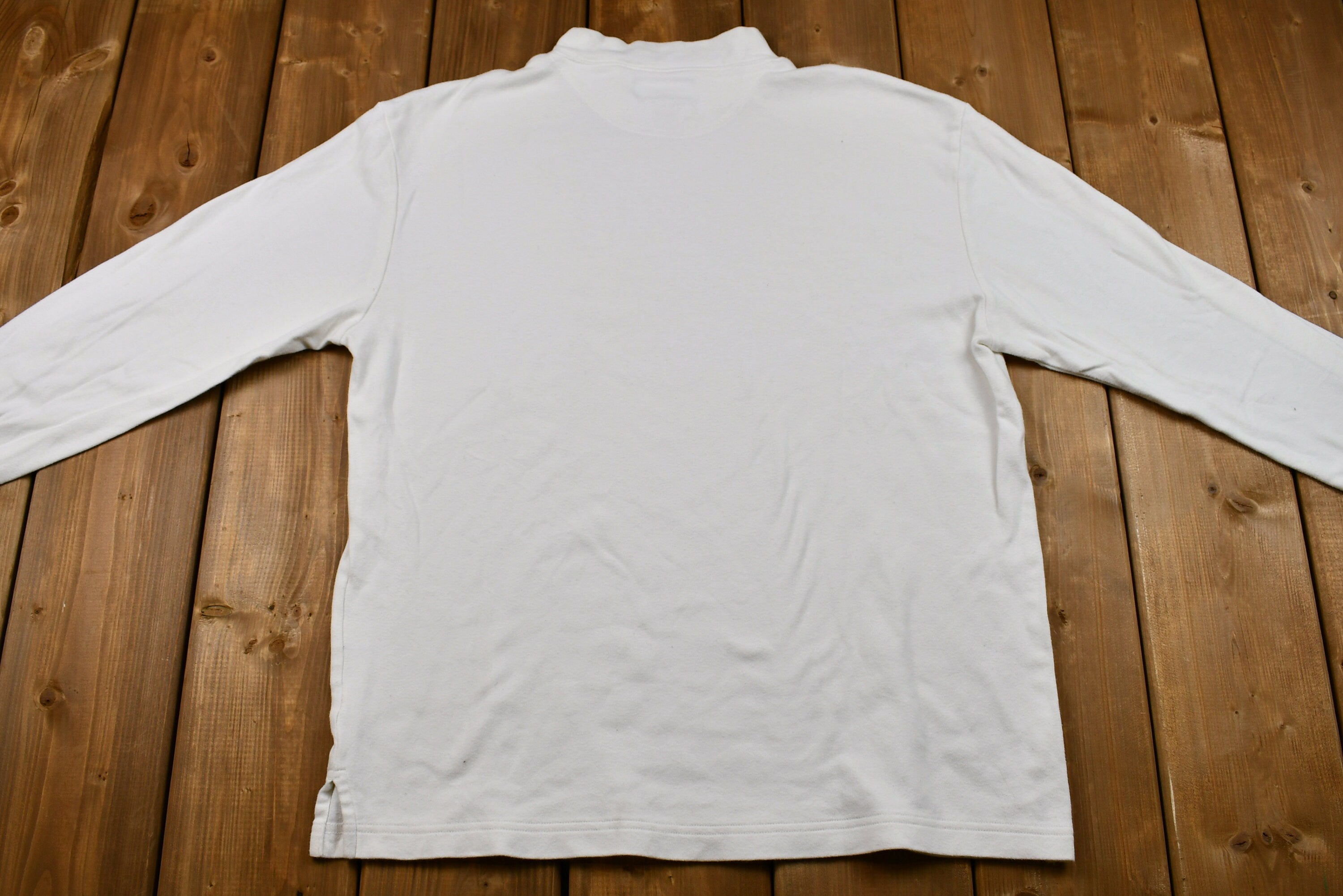 Vintage Duke Blue Devils Embroidered Mock Neck Sweatshirt