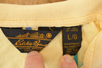 Vintage 1990s Eddie Bauer Striped Button Up Shirt Men's L