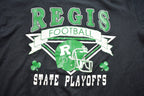 Vintage 1990s Russell Athletics Regis Football State Playoffs High School T-Shirt