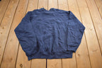 Vintage 1990s Blank Blue Tultex Crewneck Sweatshirt Made In USA