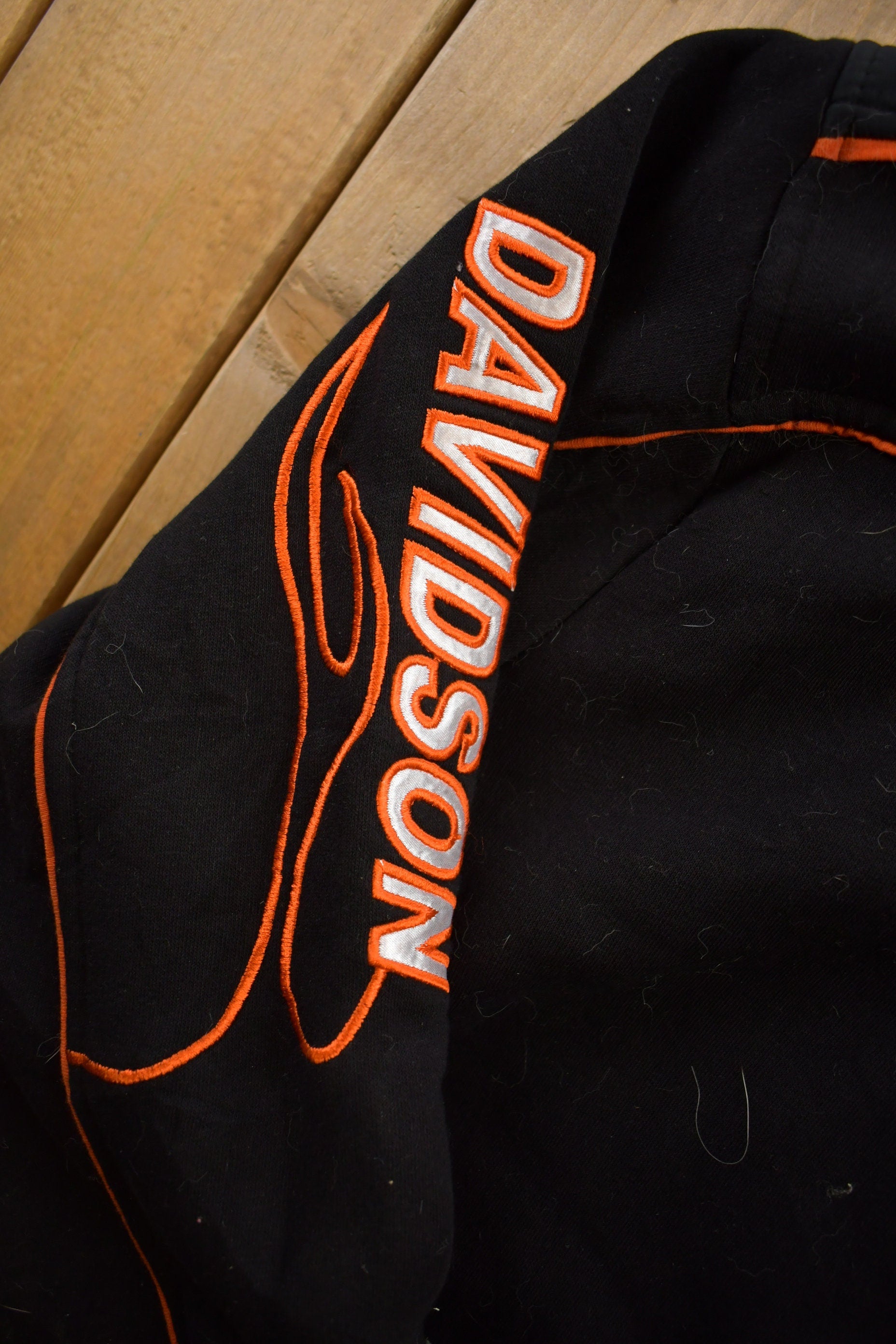 Vintage 1990s Harley Davidson Zip Up Sweater