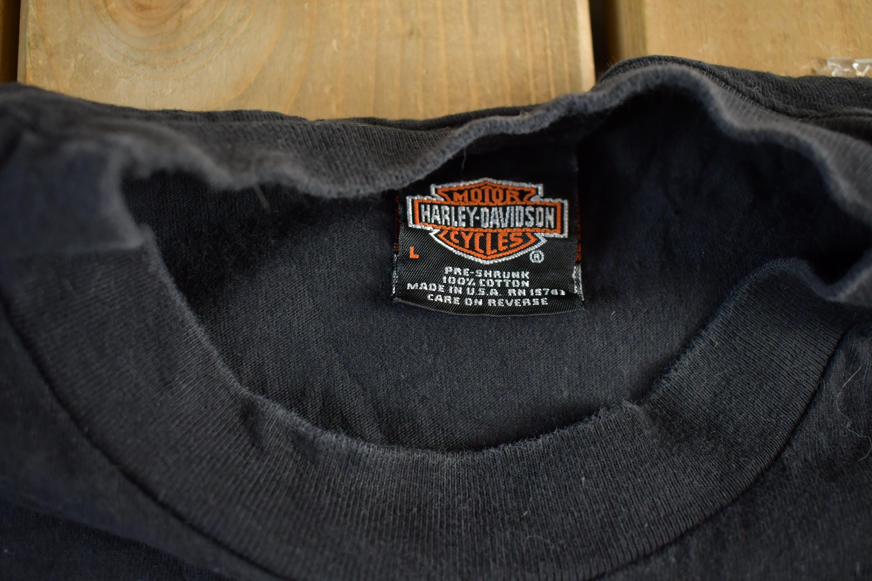 Vintage 2000 Harley Davidson Sturgis Black Hills Rally T-Shirt Men's Large