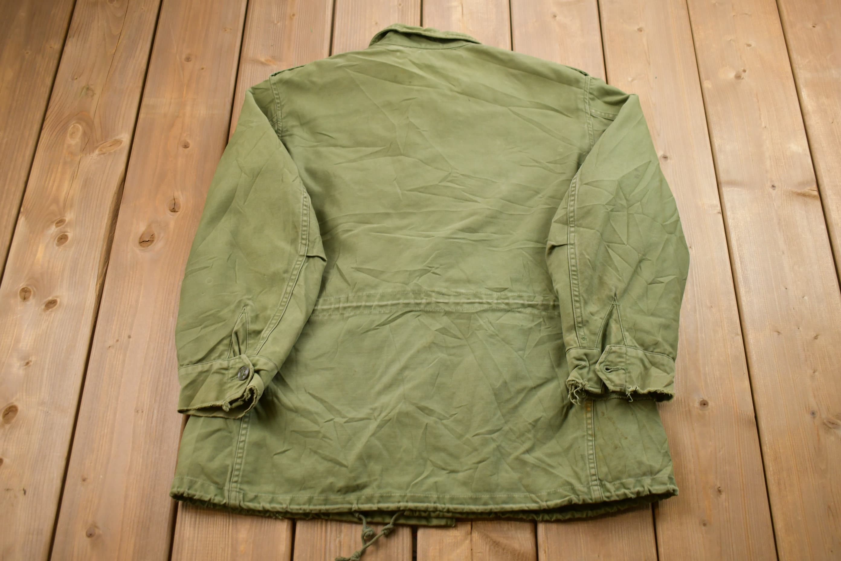 Vintage 1987 Army Military Field Jacket