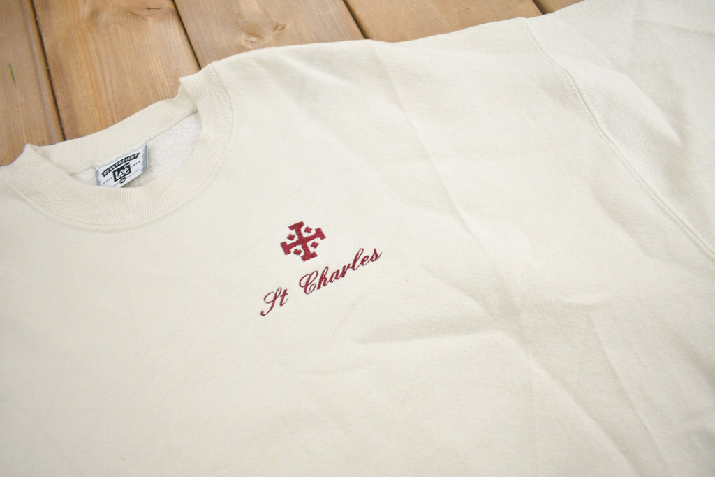 Vintage 1990s Lt Charles Embroidered Crewneck Sweatshirt
