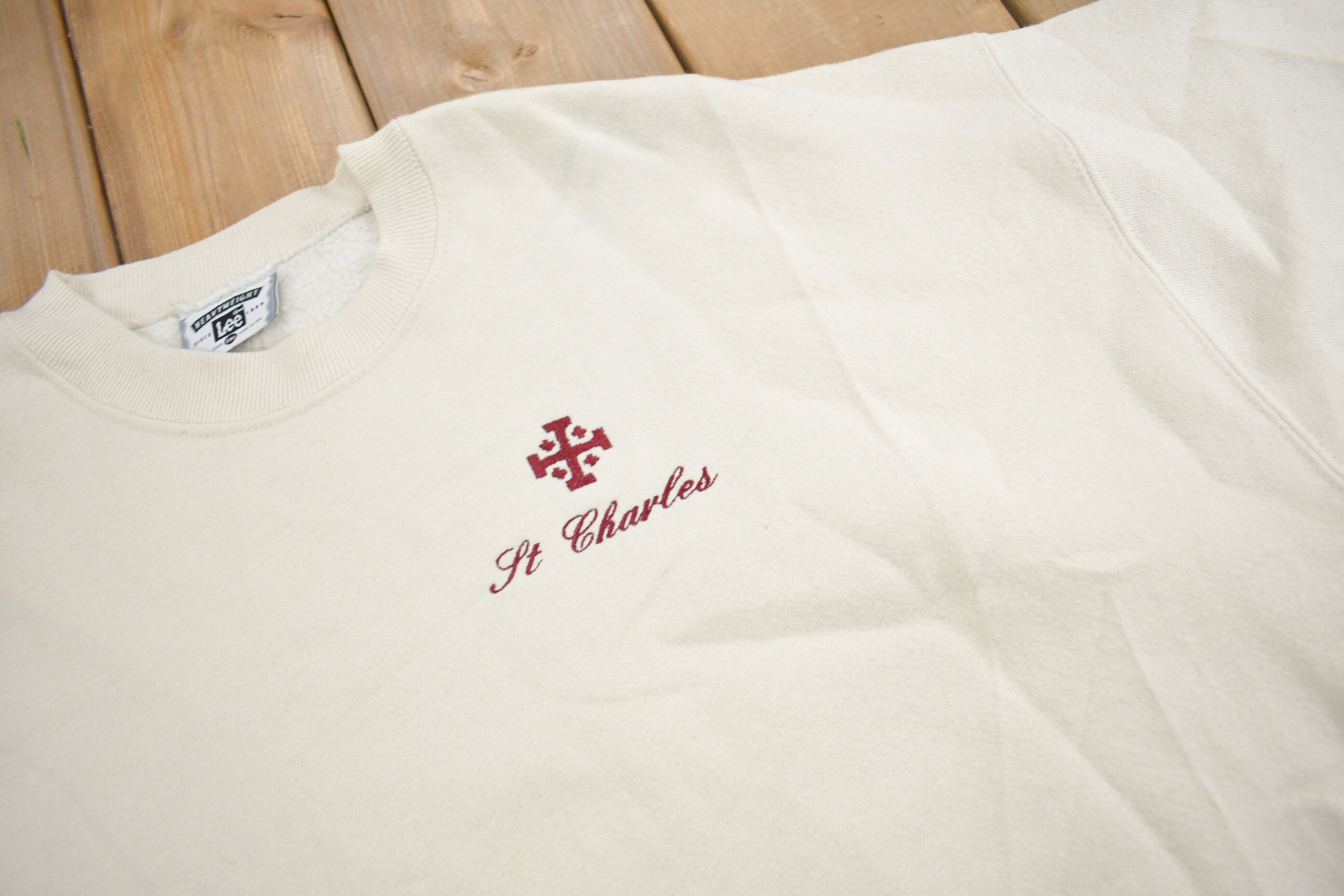 Vintage 1990s Lt Charles Embroidered Crewneck Sweatshirt