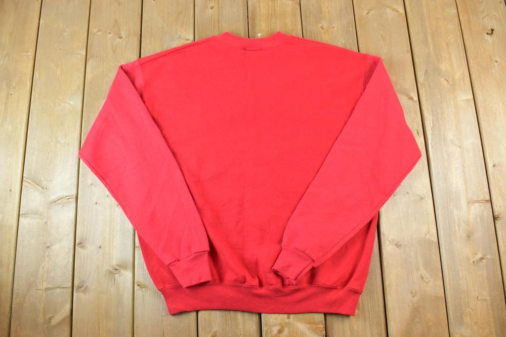 Vintage 1990s Cotton Blend Hummingbird Outdoorsman Crewneck Sweatshirt