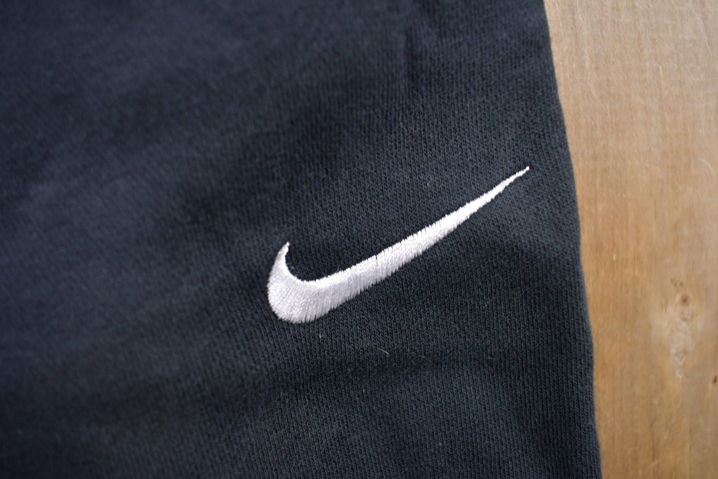 Vintage Y2K Nike Swoosh Black Dri-FIT Sweatpants Size M