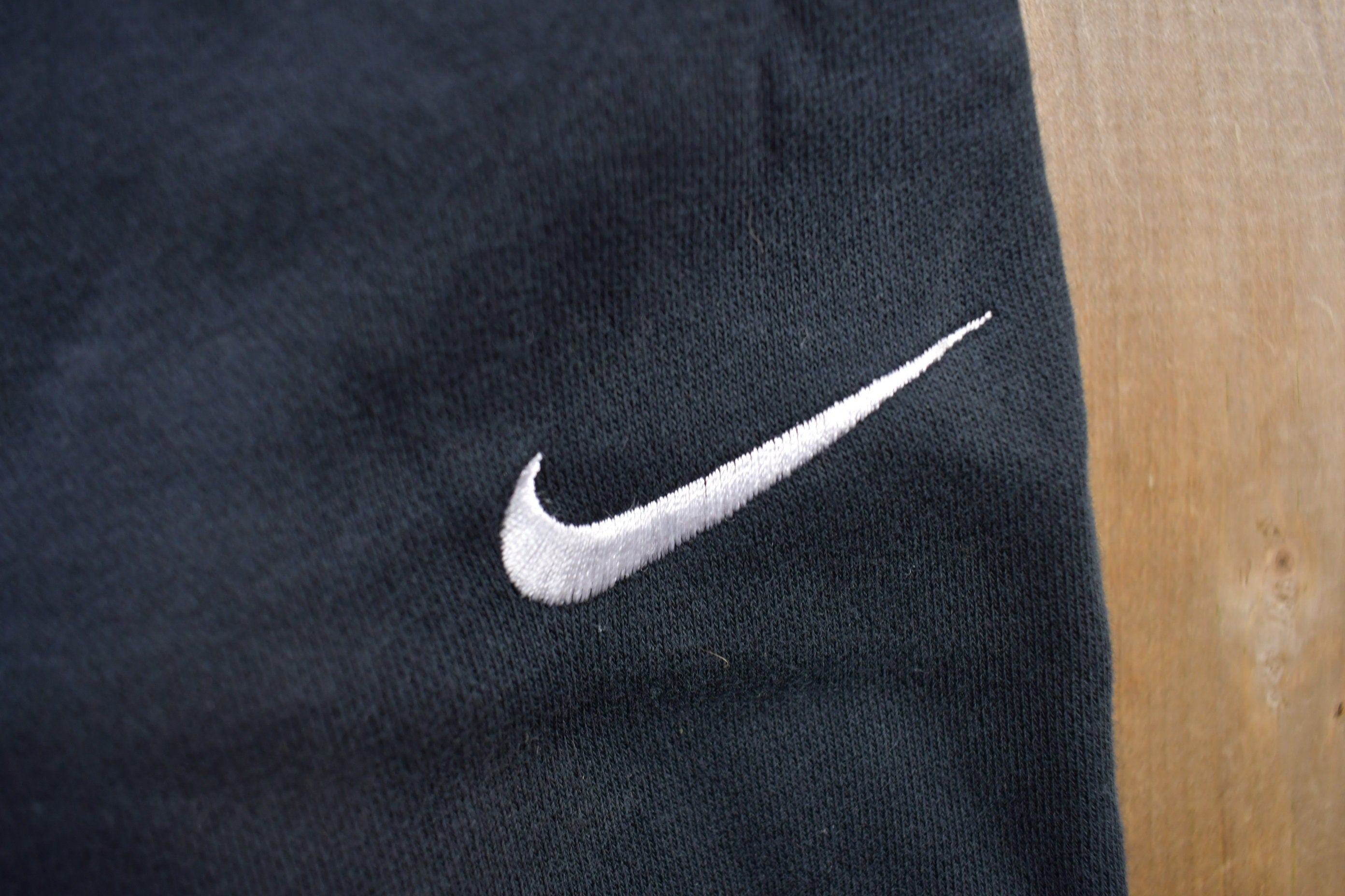 Vintage Y2K Nike Swoosh Black Dri-FIT Sweatpants Size M
