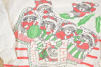 Vintage 1990s Kitty Christmas Choir Crewneck Sweatshirt Men's M
