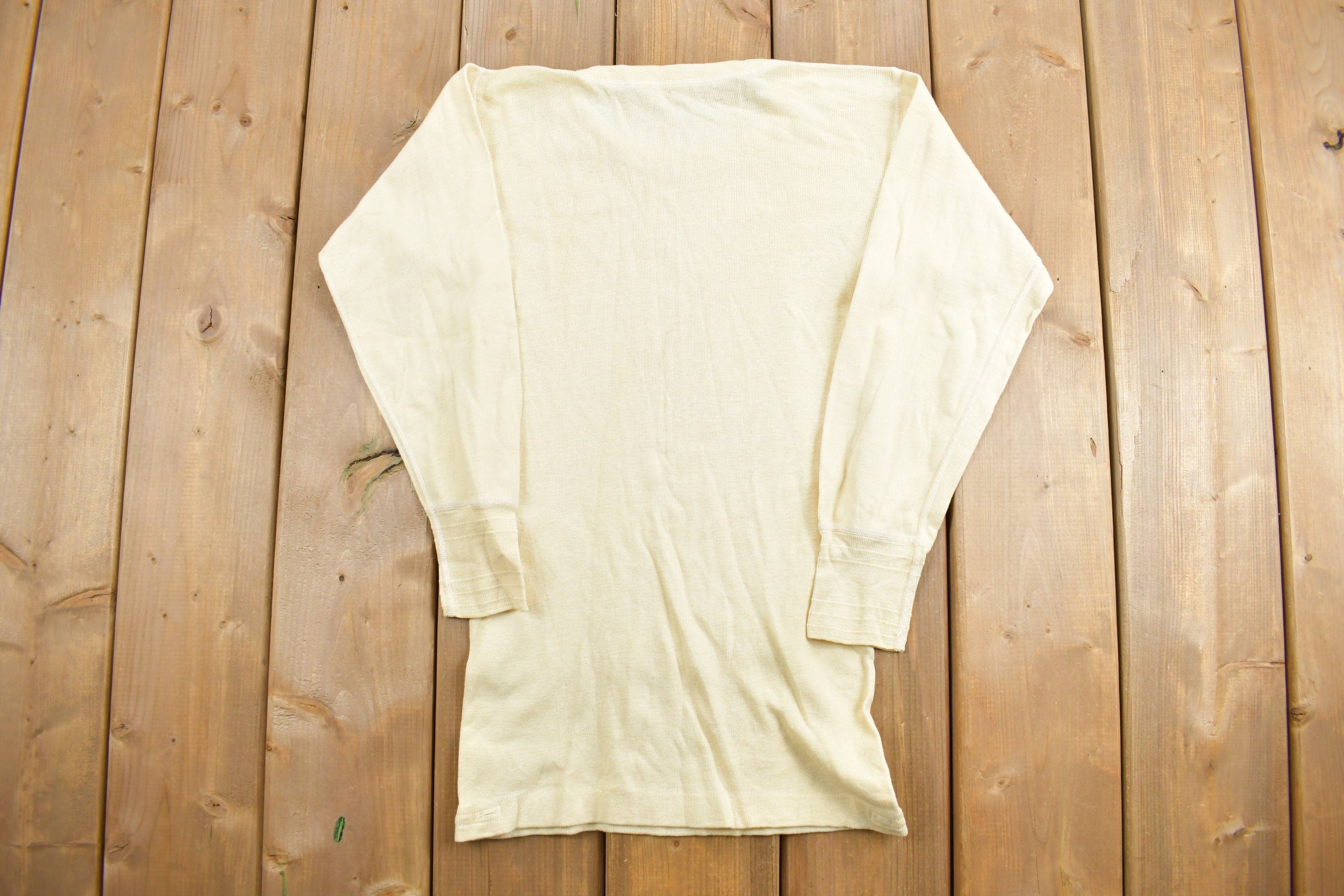 Vintage 1940s WWII Era Military Thermal Undershirt