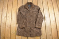 Vintage 1990s Full Length Suede Jacket