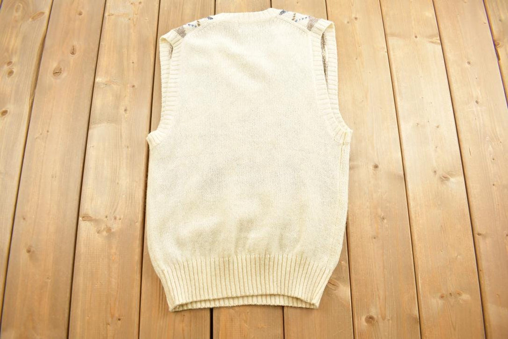 Vintage 1990s Par Four Sportswear V-Neck Sweater Vest