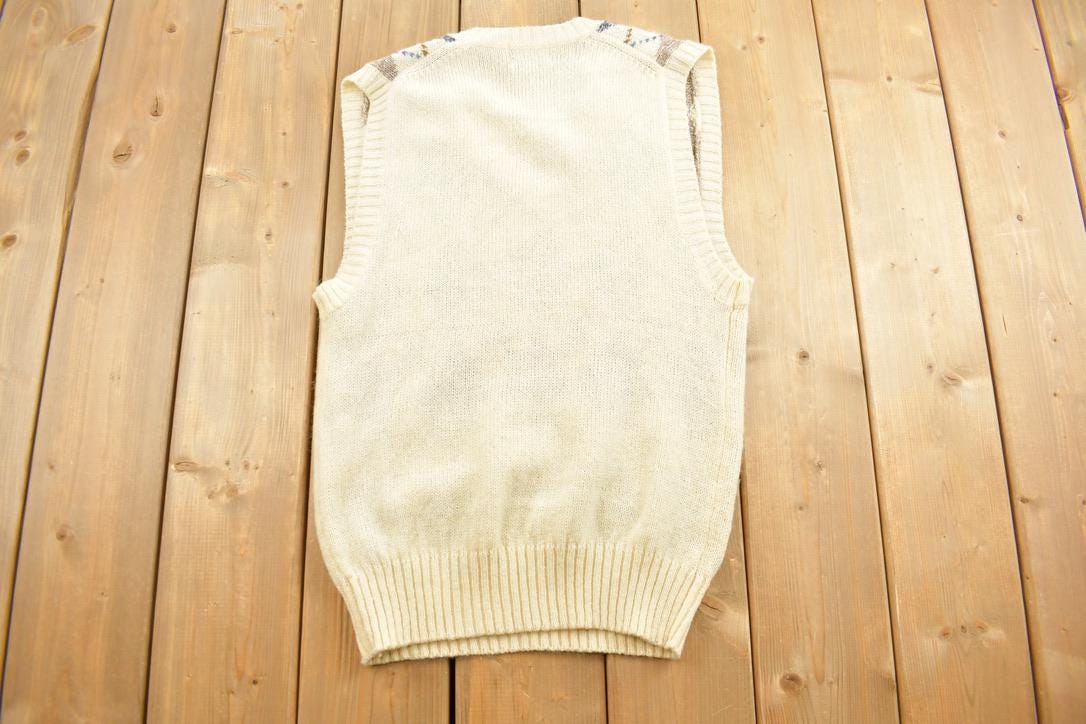 Vintage 1990s Par Four Sportswear V-Neck Sweater Vest