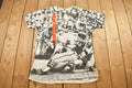 Vintage 1990s Cleveland Browns NFL All Over Print Graphic T-Shirt / Made In USA / Single Stitch / NFL / 90s Streetwear / Sportswear