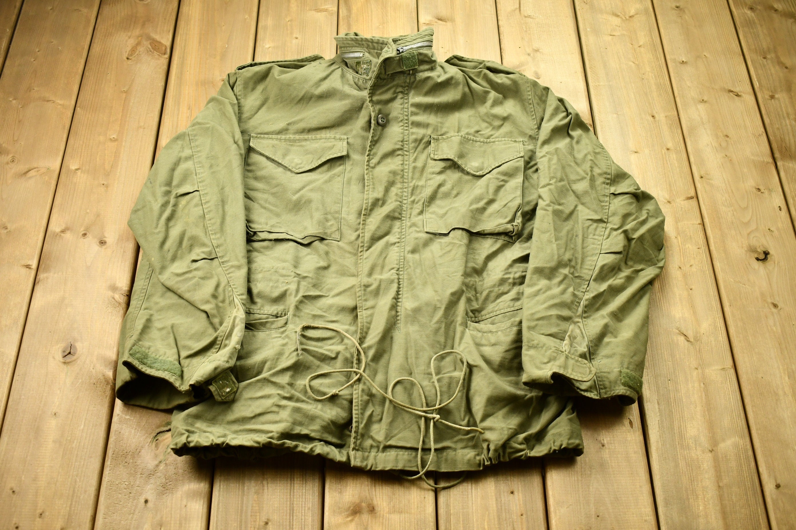 Vintage 1980s Military Field Jacket