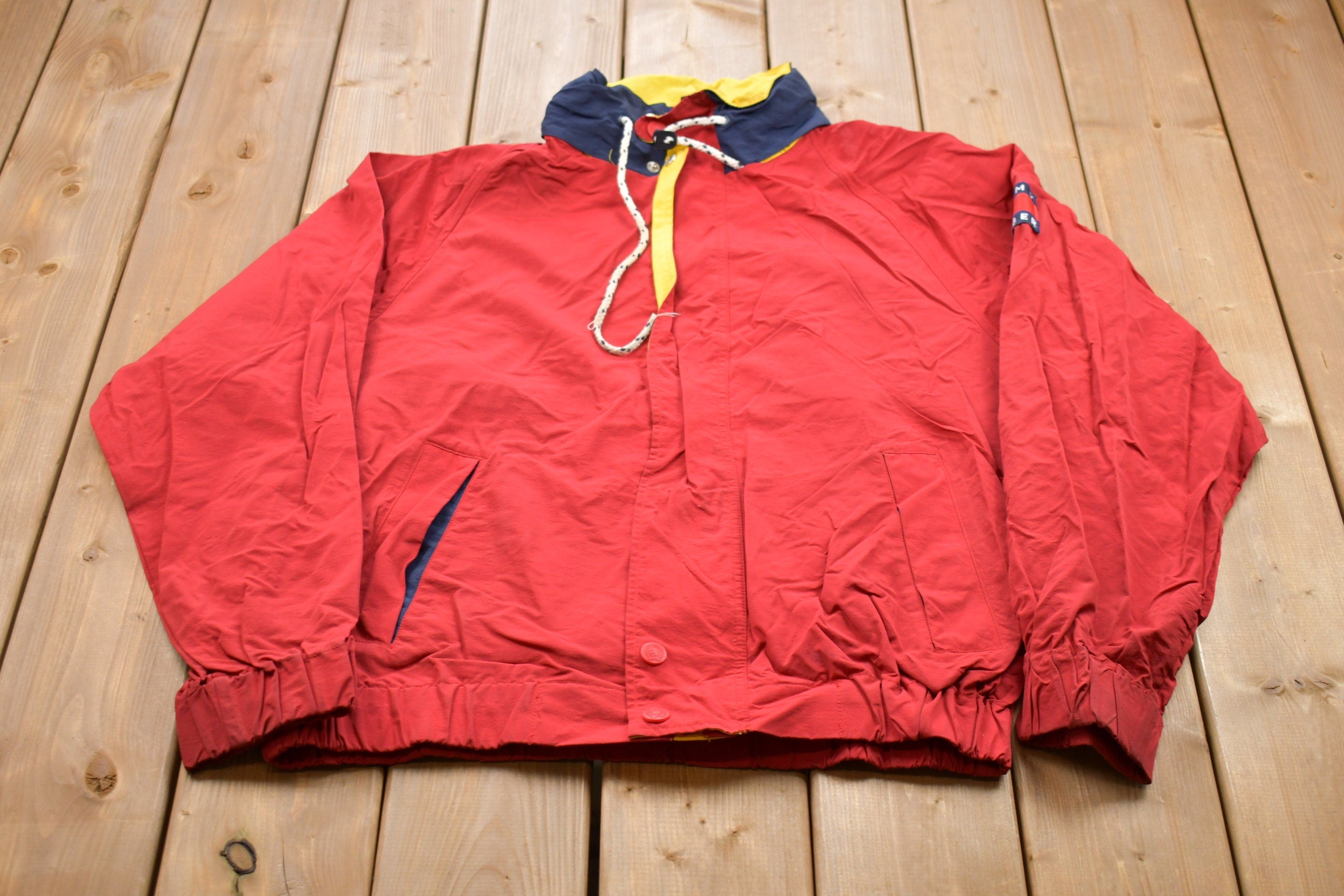 Vintage 1990s Tommy Hilfiger Windbreaker Jacket