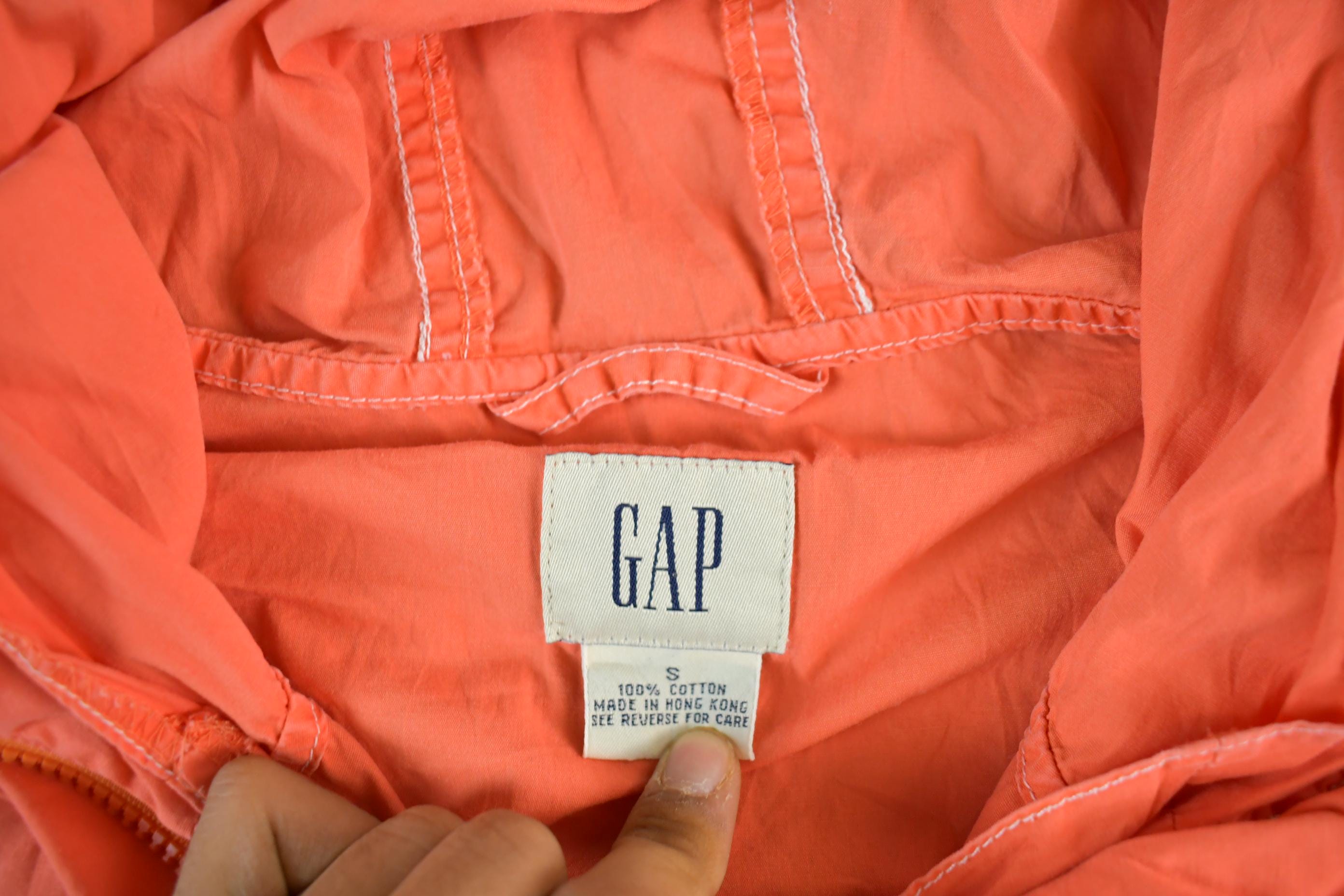 Vintage 2000s Gap Quarter Zip Anorak Windbreaker Jacket Men's Small
