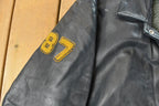 Vintage 1970s DeVry Institute of Technology Collegiate Lined Leather Jacket Men's Large
