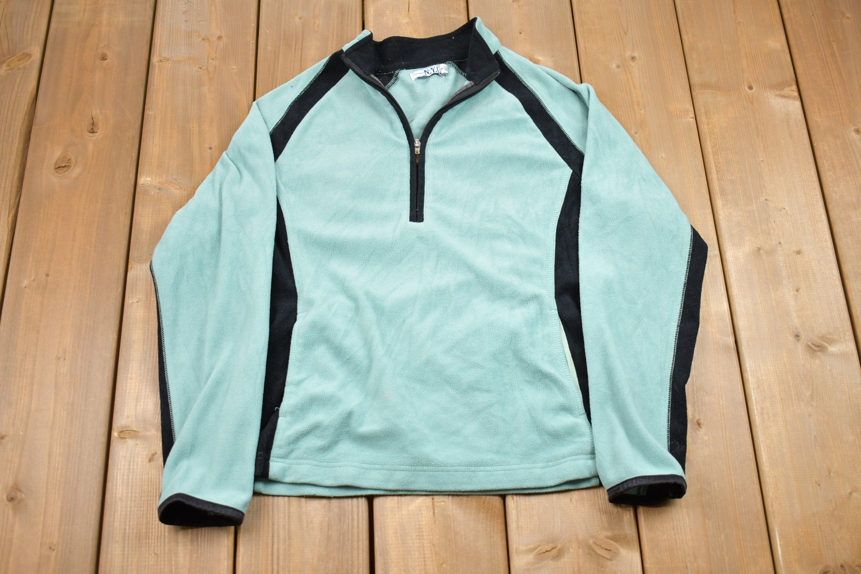 Vintage 1990s Half Zip Fleece Sweater