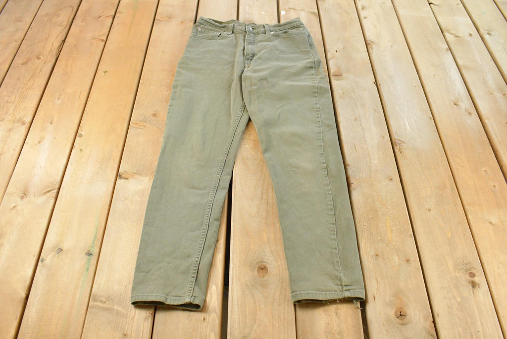Vintage 1990s Levi's 512 Slim Tapered Denim Jeans Women's 28 x 29 / 90s Levi's / Distressed Sun Faded Jeans
