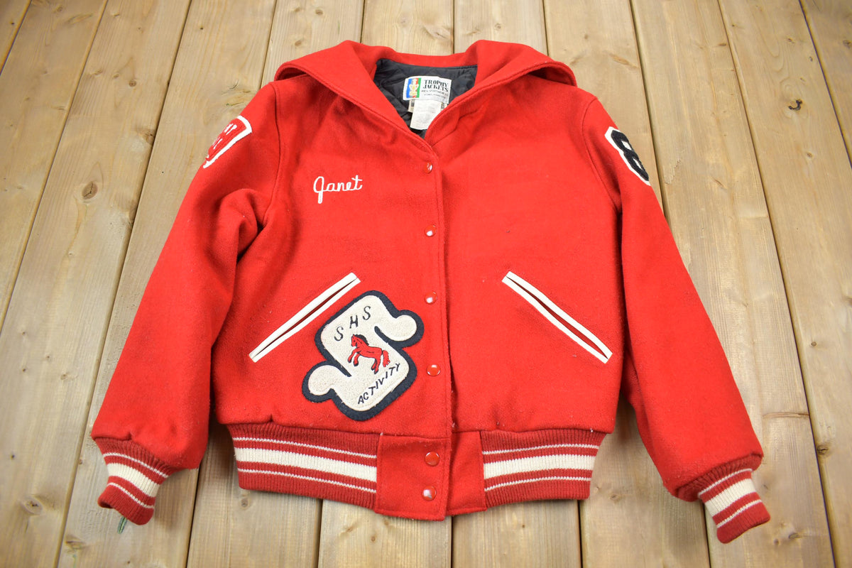 Vintage 1983 Stillwater Student Council Wool Varsity Jacket