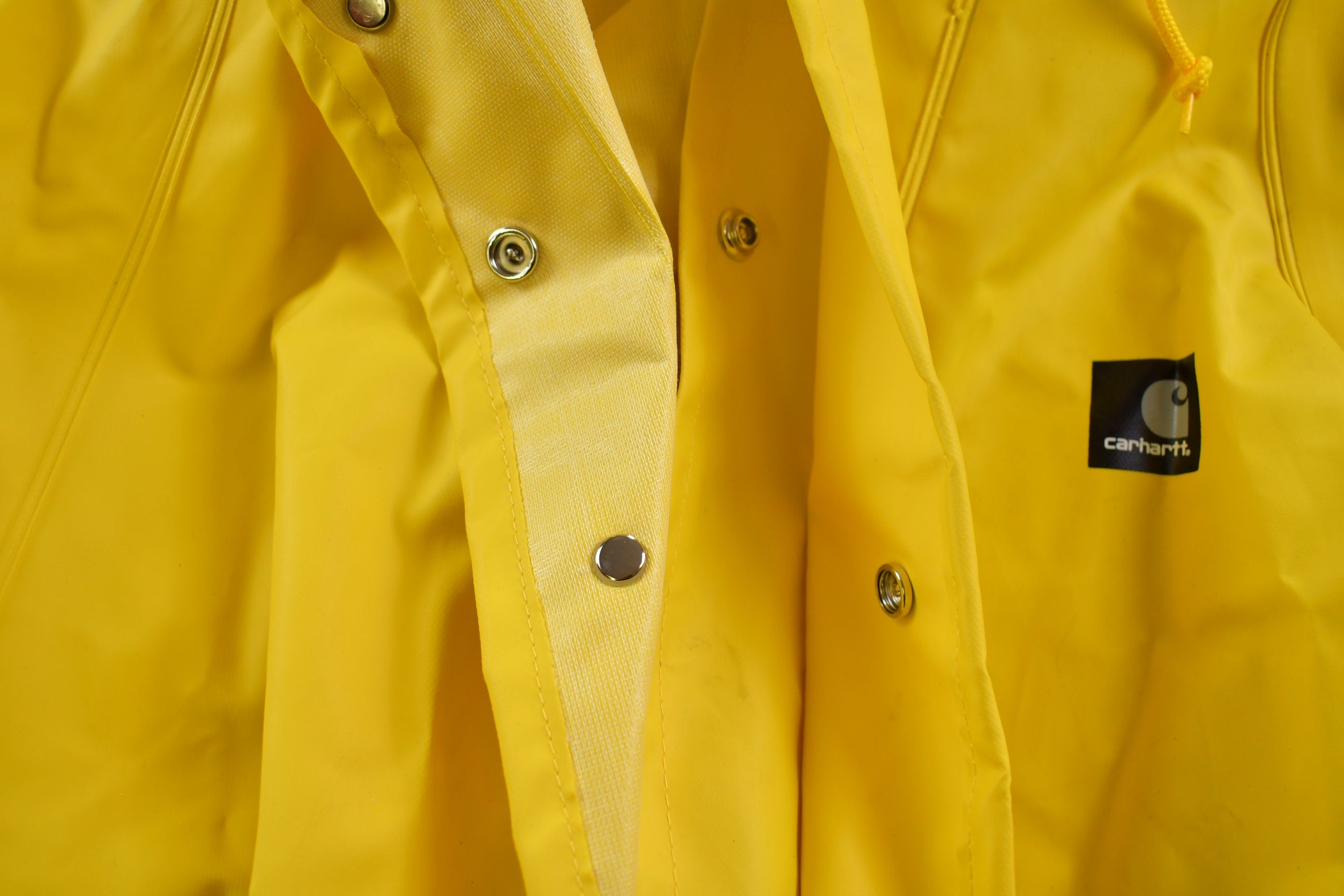 Carhartt Yellow Rain Jacket
