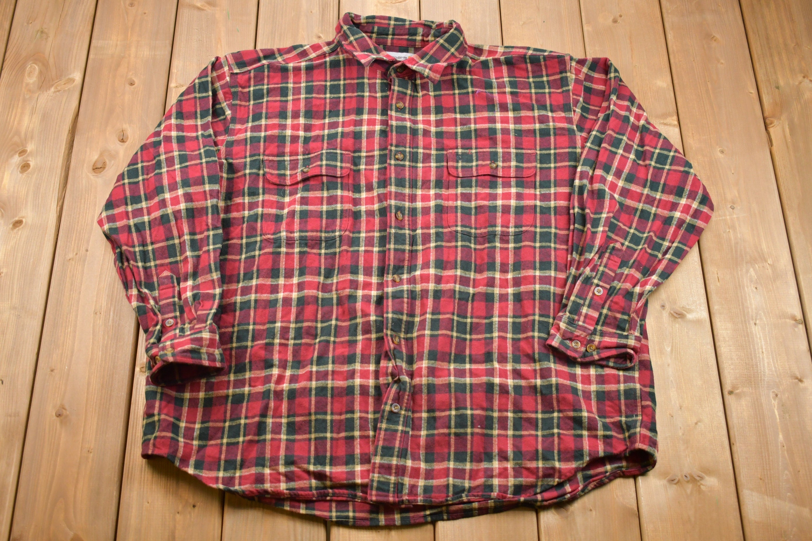 Vintage 90's Carhartt Button Up Shirt