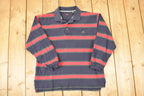 Vintage 1990s HC Golfing Embroidered Button Up Polo Shirt Men's M