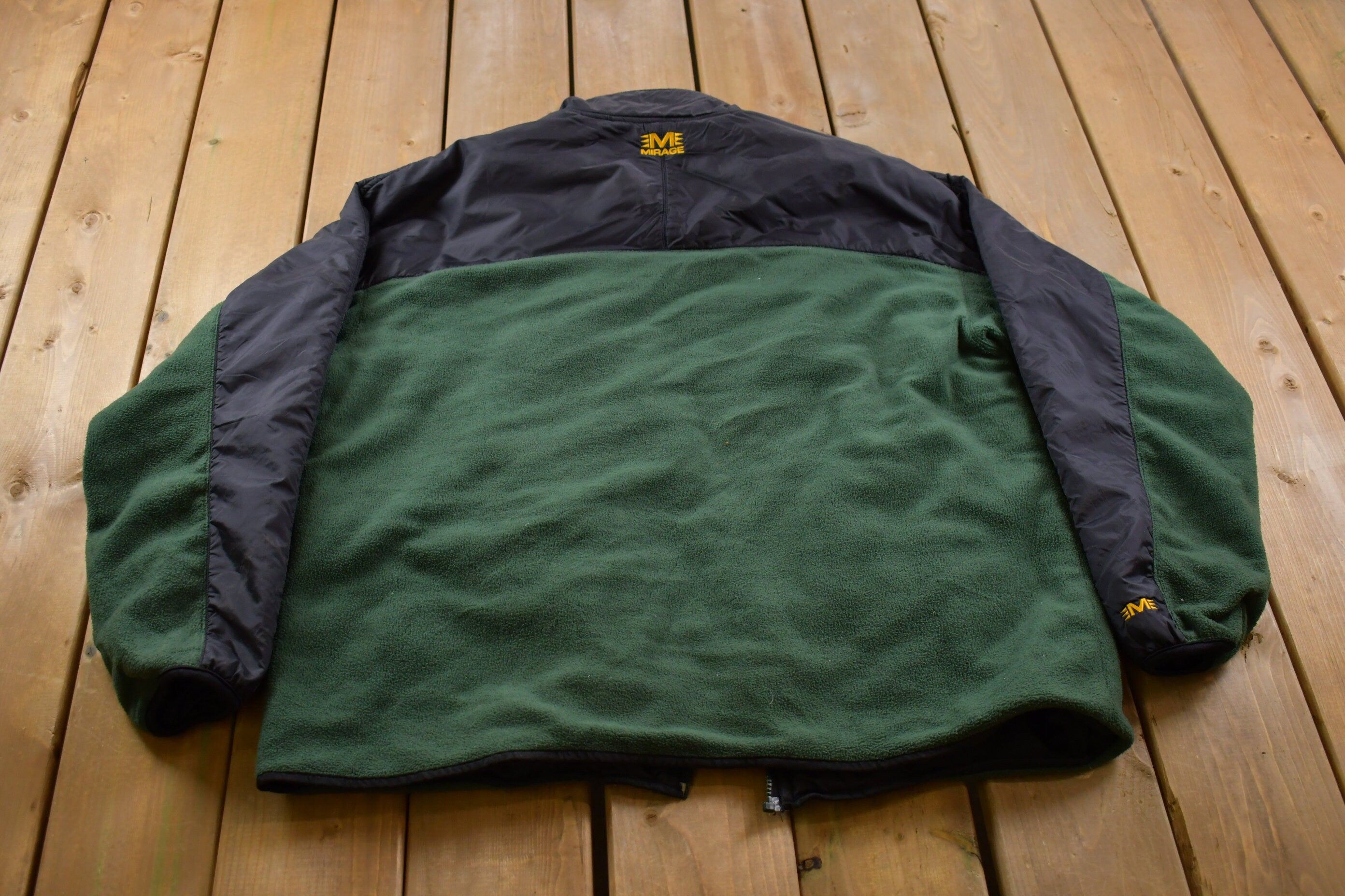 Vintage 1990s Green Bay Packers Mirage NFL Zip Fleece Jacket