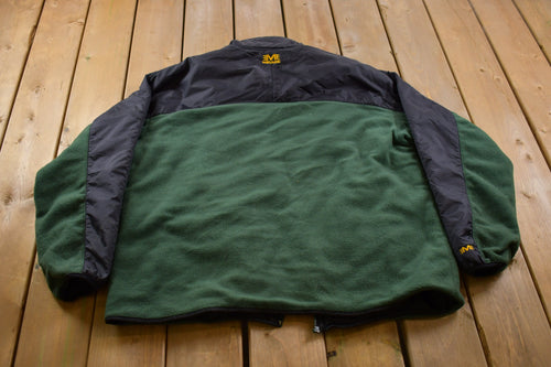 Vintage 1990s Green Bay Packers Mirage NFL Zip Fleece Jacket / Sportswear / 90s Packers Jacket / Streetwear / Athleisure / Hiking / 90s NFL