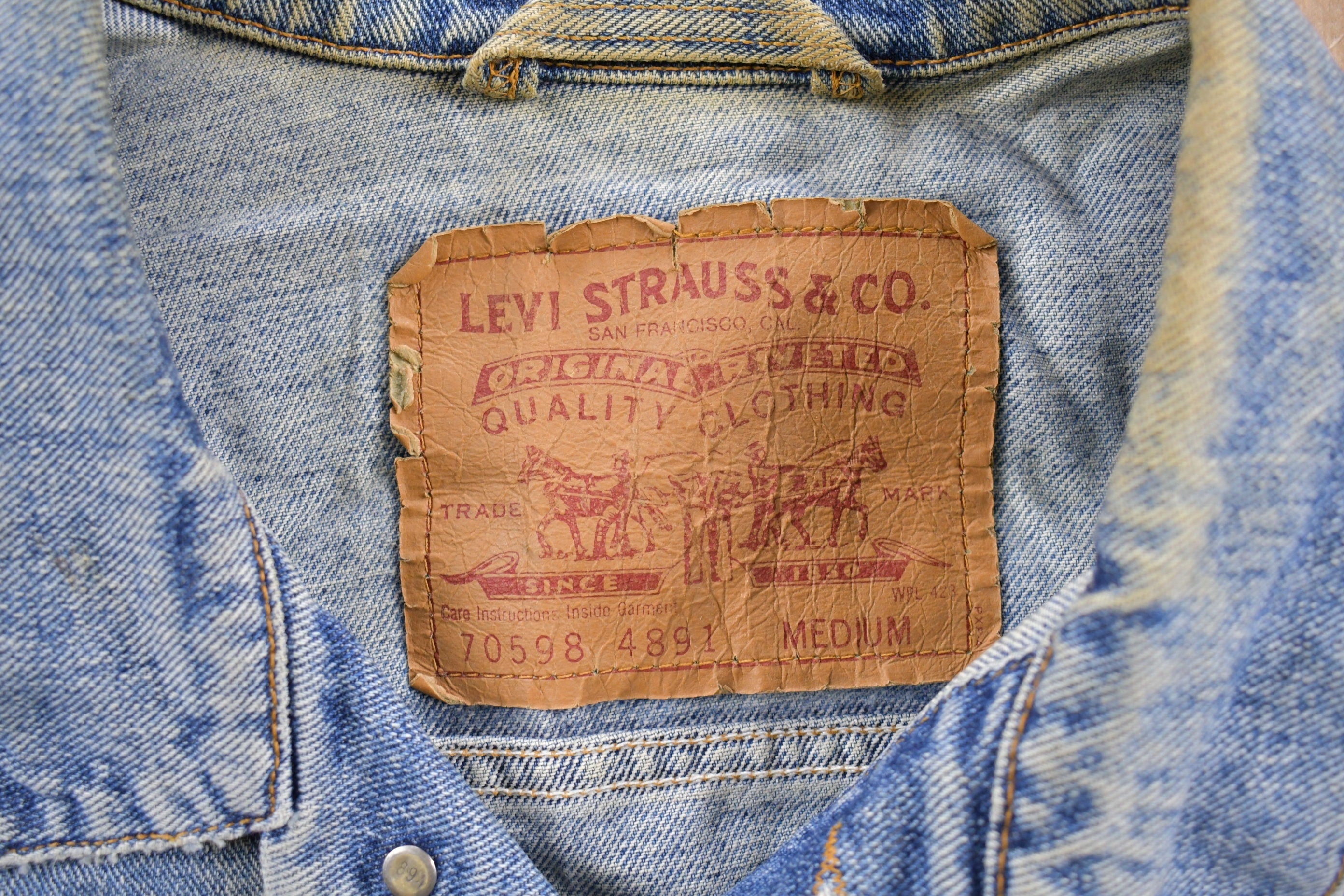 Vintage 1990s Levi's Denim Jean Jacket