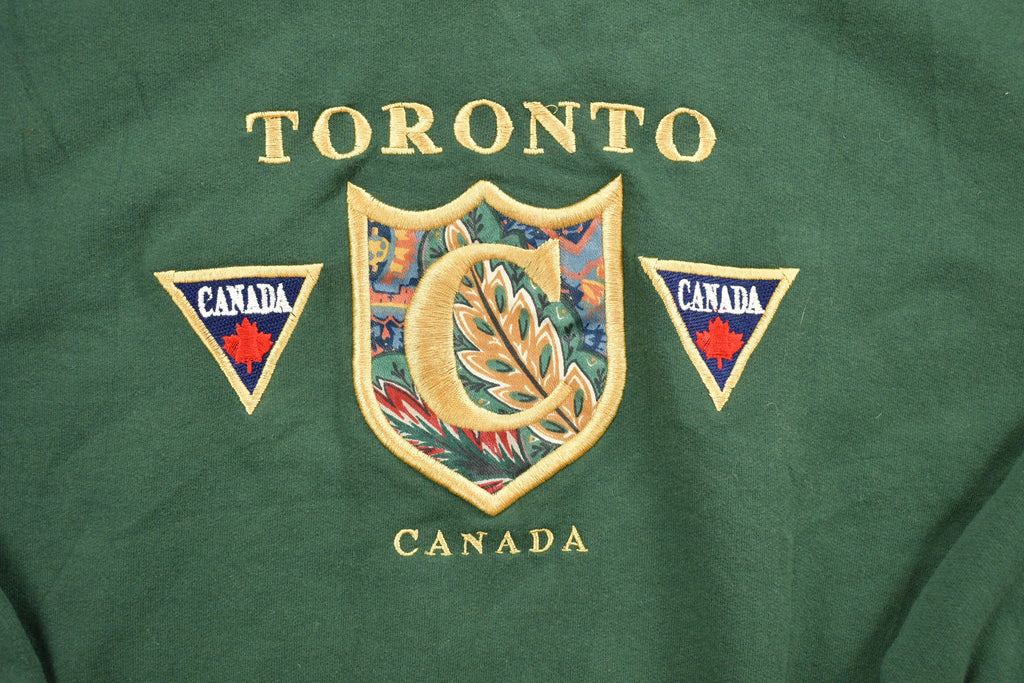 Vintage 1990s Toronto Tourism Crewneck Sweatshirt  90s Crewneck  Souvenir Sweater  Streetwear  Travel And Vacation  Made In Canada