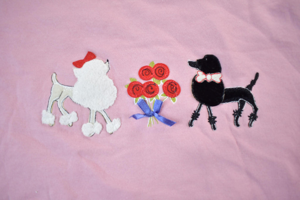Vintage 1990s Cute Poodle Crewneck Sweater